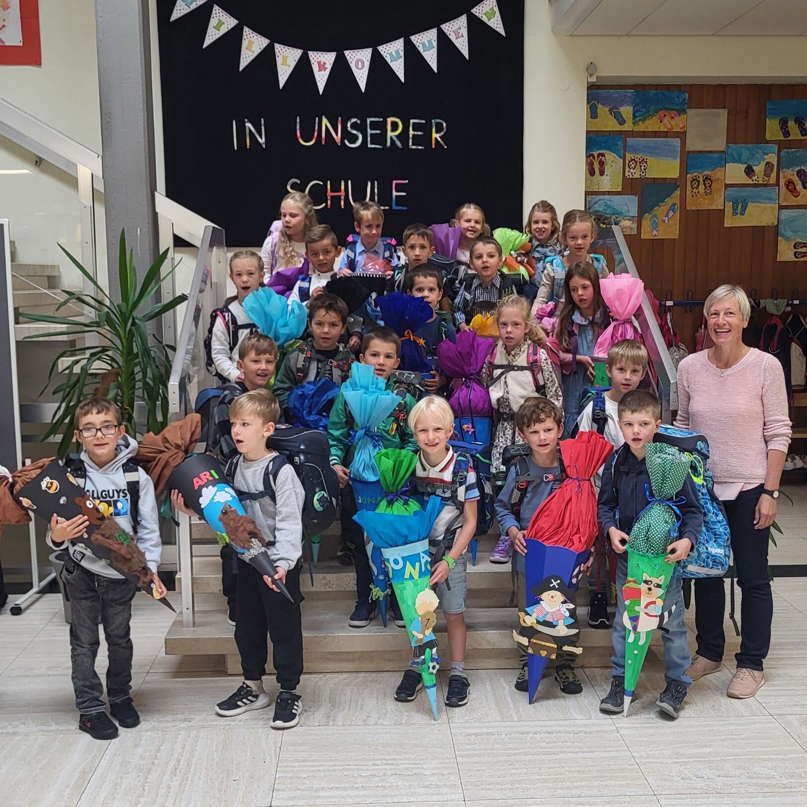 Gruppenfoto der Klasse 1c aus dem Schuljahr 2025/2026