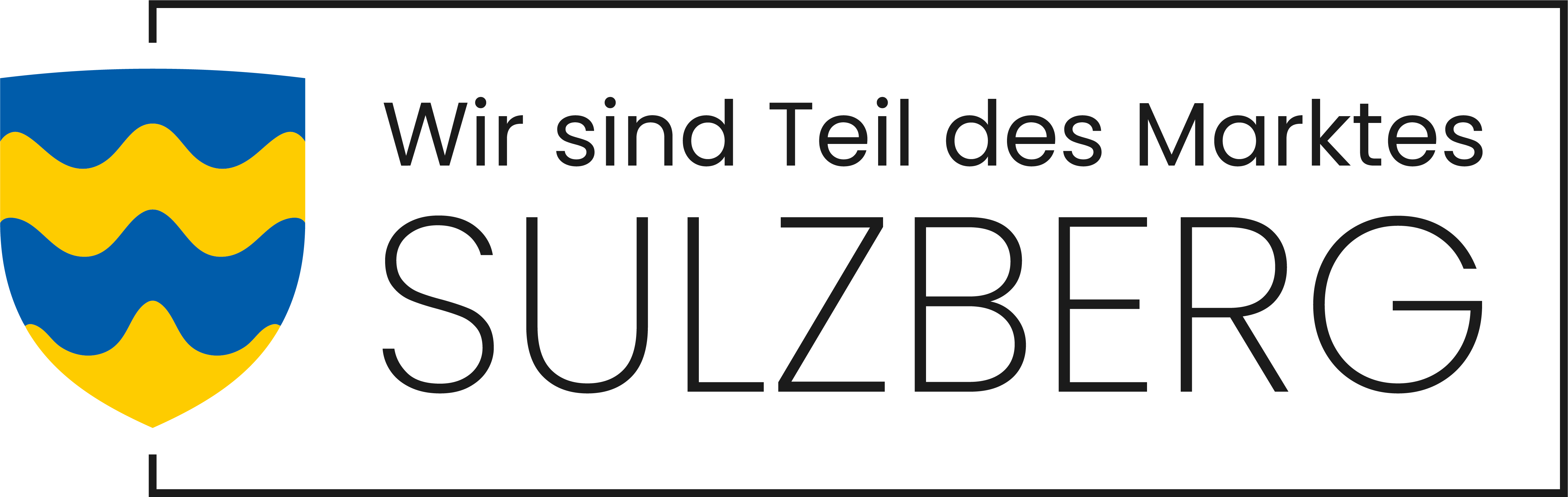 Claim mit Logo: Wir sind Teil des Marktes Sulzberg